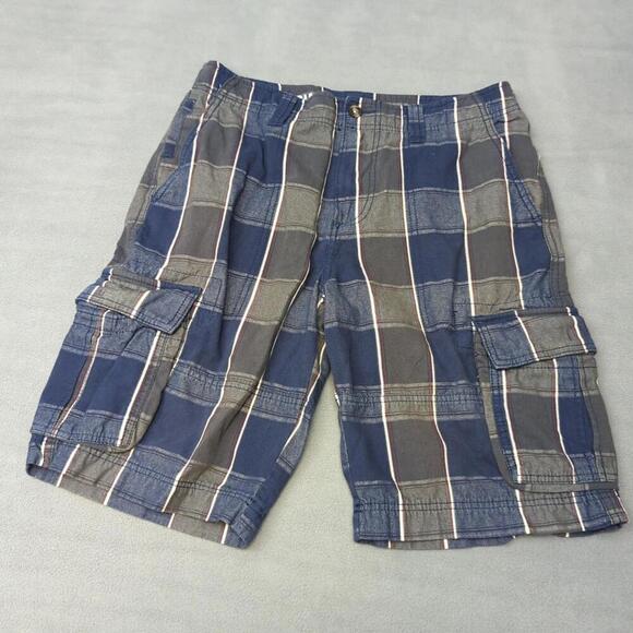 Mossimo Mens Multicolor Flat Front Cargo Chino Shorts Size 32 Casual Skater 90s - Picture 1 of 7